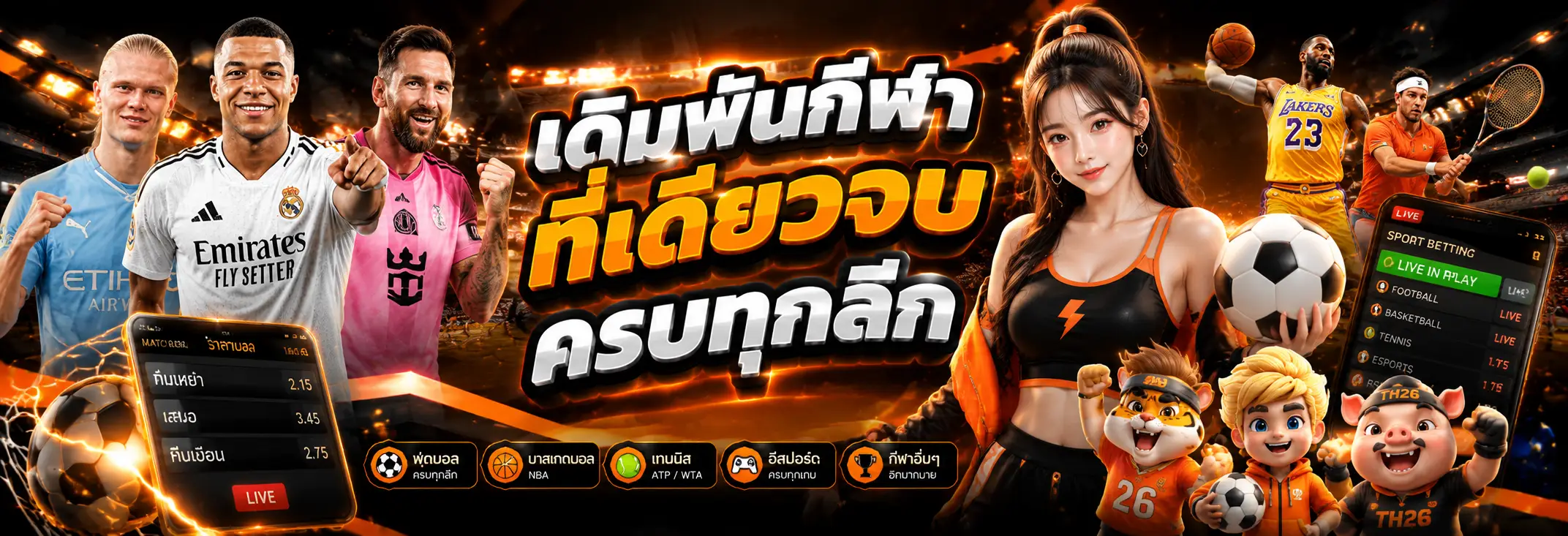 TH26 เว็บพนันออนไลน์ รวมสล็อต คาสิโนสด บาคาร่า และกีฬาออนไลน์ครบวงจร